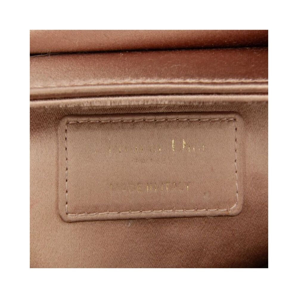 Pre Loved Dior Mini Saddle Bag Crystal Charm Women Pink Messenger Bags - Picture 8 of 8